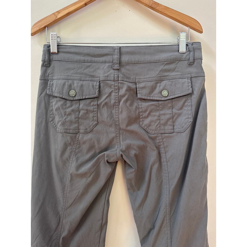 Prana Convertible Pants Zip Off Womens Size 6 Gray Hiking Outdoor Camping - Picture 3 of 4